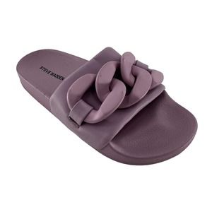 Steve Madden Women's Slide Flat Sandals (Lilac Purple) - Size 6